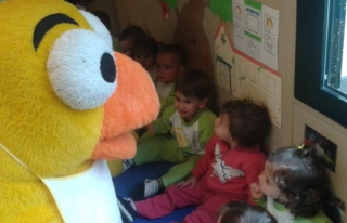 a galinha nos visita 